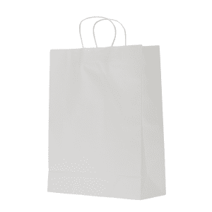 שקית נייר לבנה 32x40x12 סמ